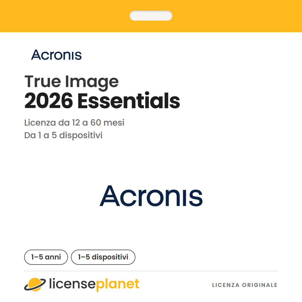 Acronis True Image 2026 Essentials