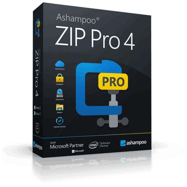 ashampoo-zip-pro-4-software-compressione-crittografia Ashampoo ZIP Pro 4 – Software Avanzato di Compressione e Crittografia File con Integrazione Cloud