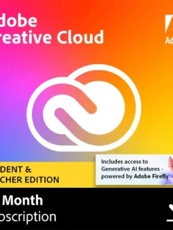 Adobe Creative Cloud All Apps – Licenza per studenti e insegnanti per Photoshop, Illustrator, Premiere Pro e altro ancora